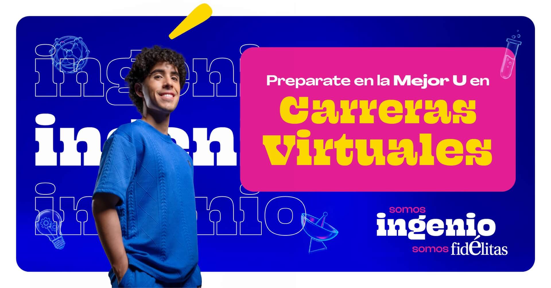Carreras virtuales de Universidad Fidélitas