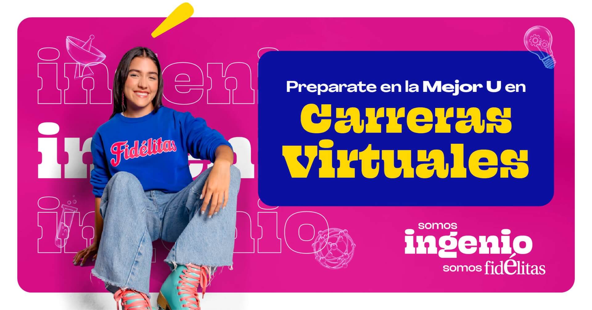 Carreras virtuales de Universidad Fidélitas